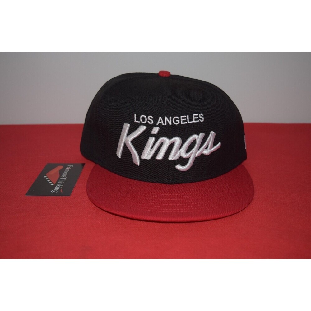 NHL New Era BANNED Los Angeles Kings Fitted Hockey Hat 59Fifty NWA ULTRA RARE